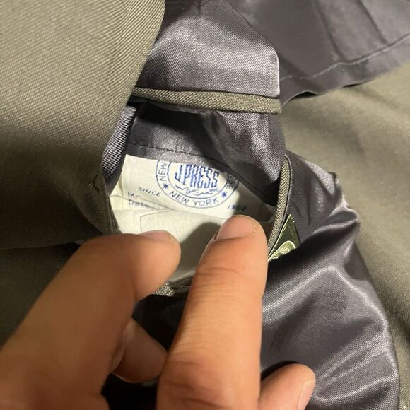 J. Press Wool Sportscoat Blazer 3 Button Green Made In USA Mens Size 40R - Picture 15 of 16